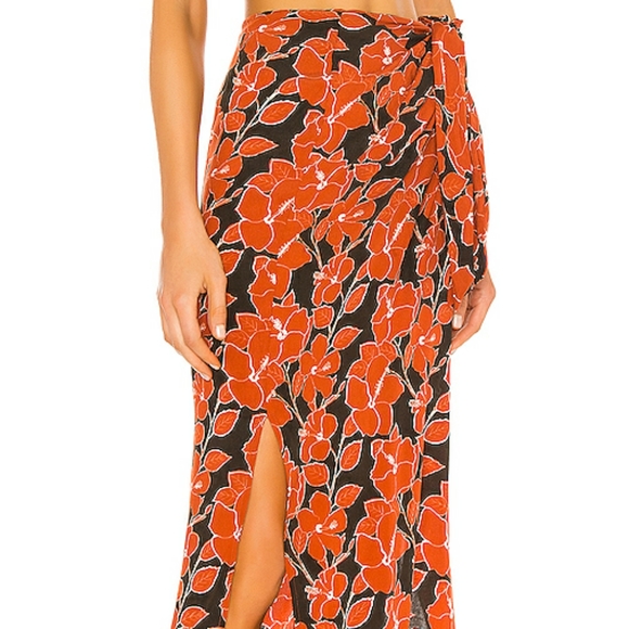 New acacia mid pacific Quinn skirt silk swimwear M - Picture 12 of 16